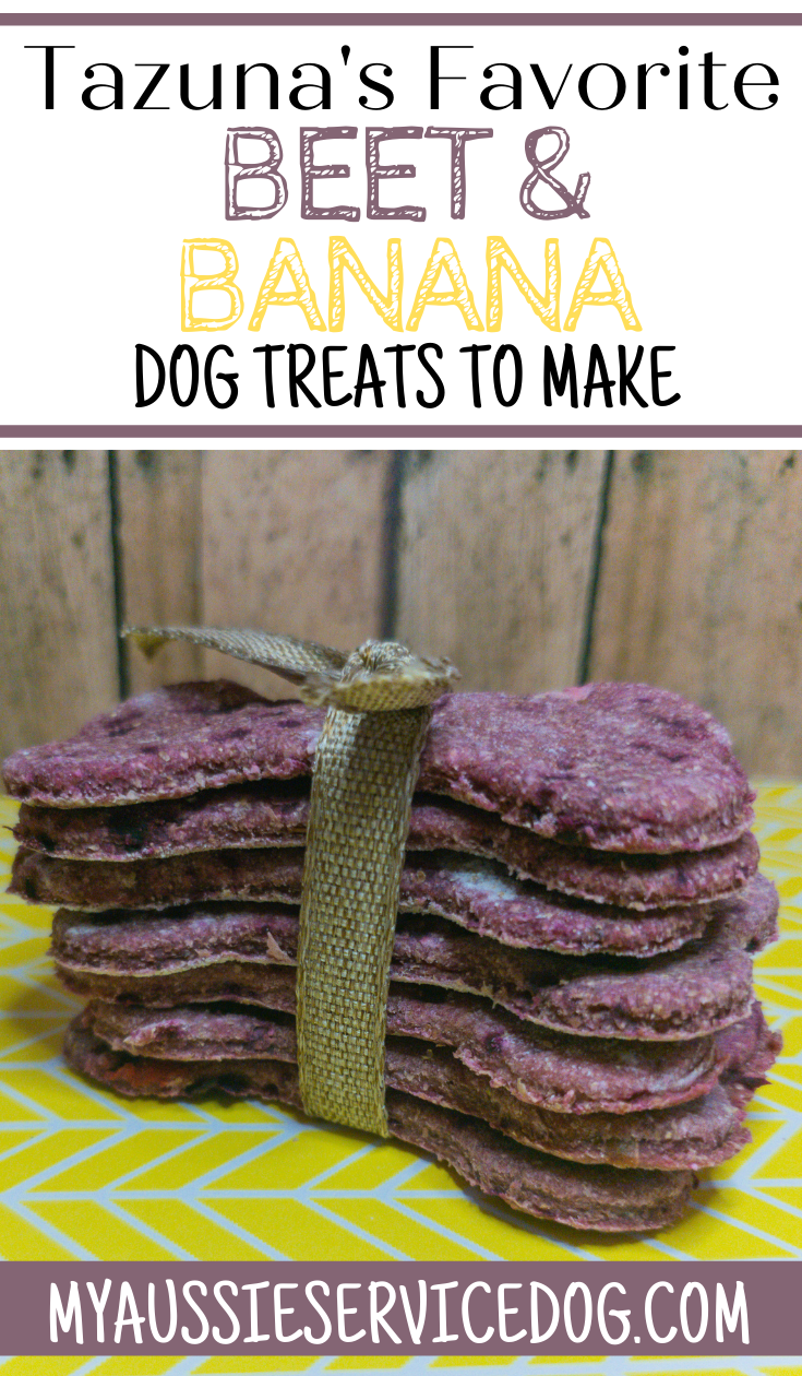How To Make Tazuna's Favorite Beet Banana Dog Treats My Aussie